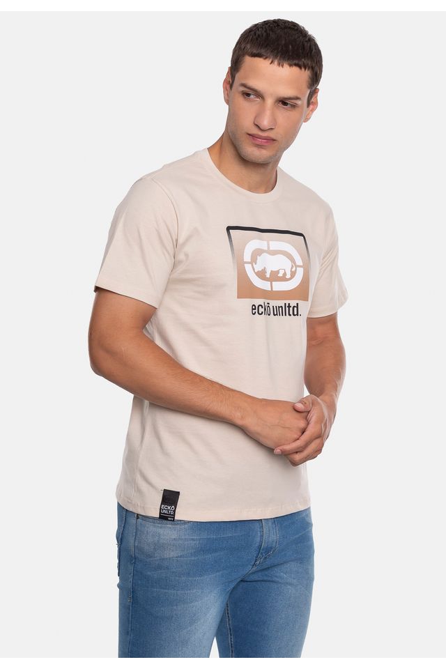 Camiseta-Ecko-Estampada-Areia