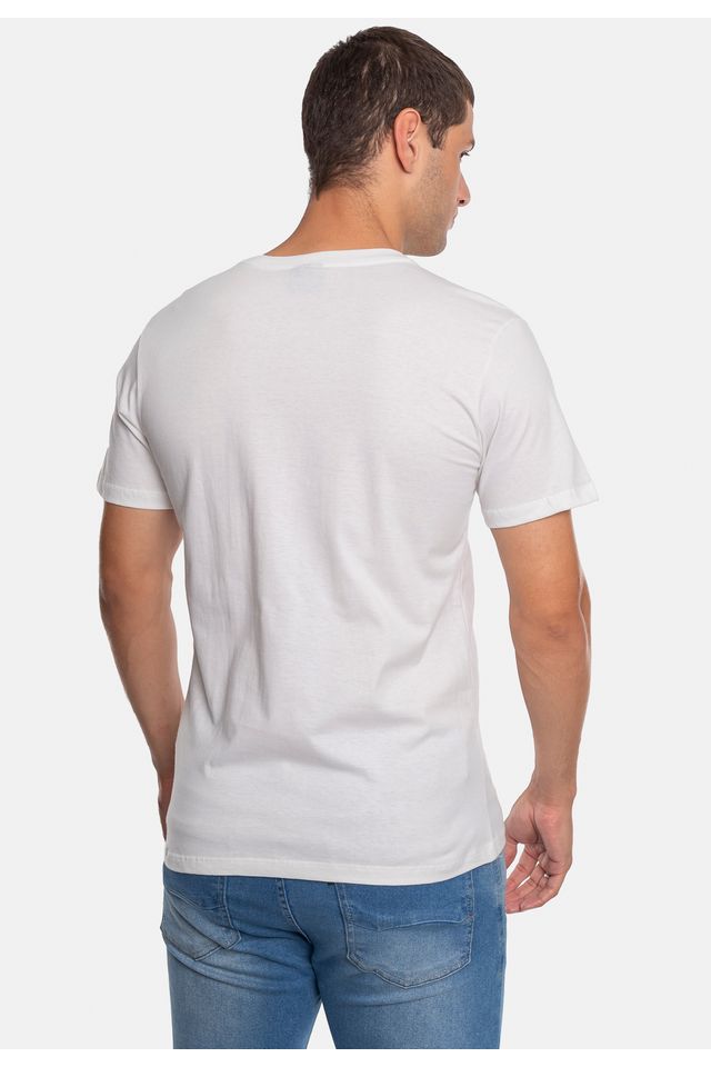Camiseta-Ecko-Estampada-Branca
