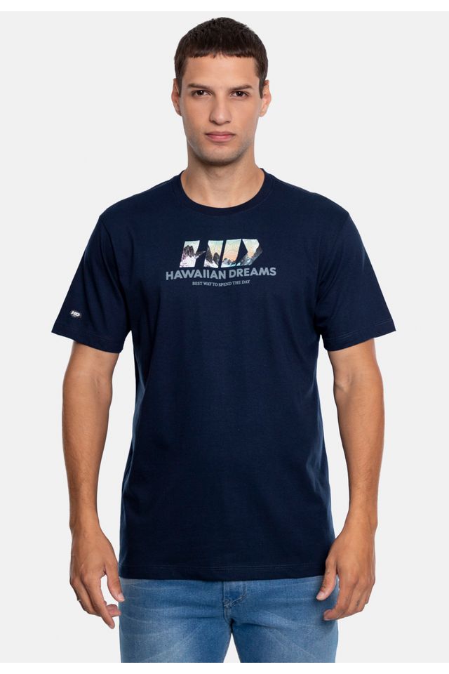 Camiseta-HD-Estampada-Azul-Marinho