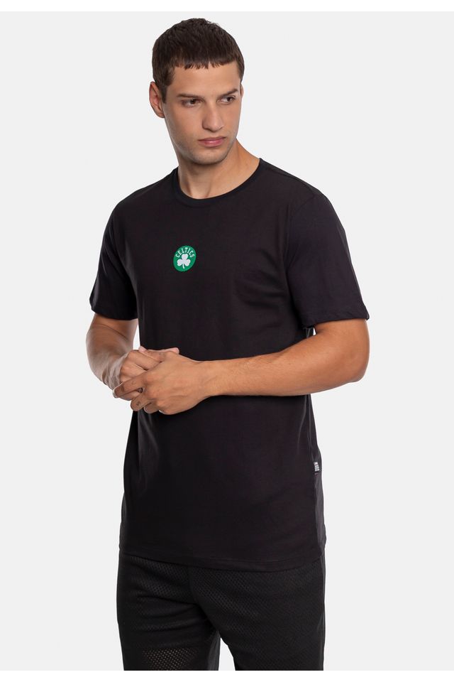Camiseta-NBA-Estampada-Preta
