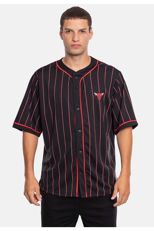 Camisa-NBA-Oversize-Chicago-Bulls-Preta