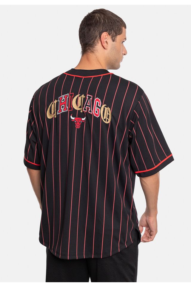 Camisa-NBA-Oversize-Chicago-Bulls-Preta