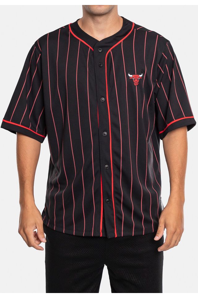 Camisa-NBA-Oversize-Chicago-Bulls-Preta