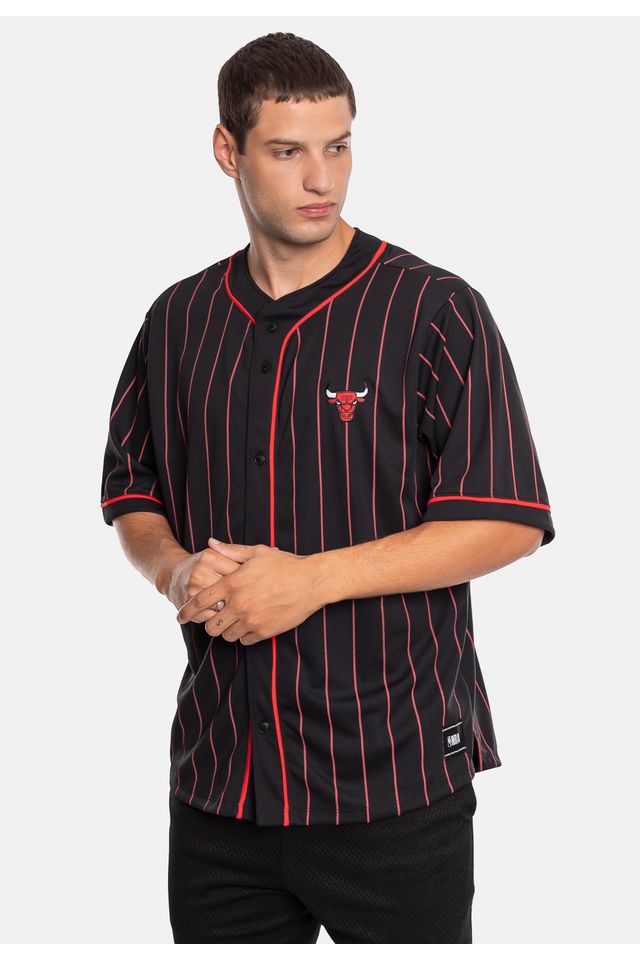 Camisa-NBA-Oversize-Chicago-Bulls-Preta