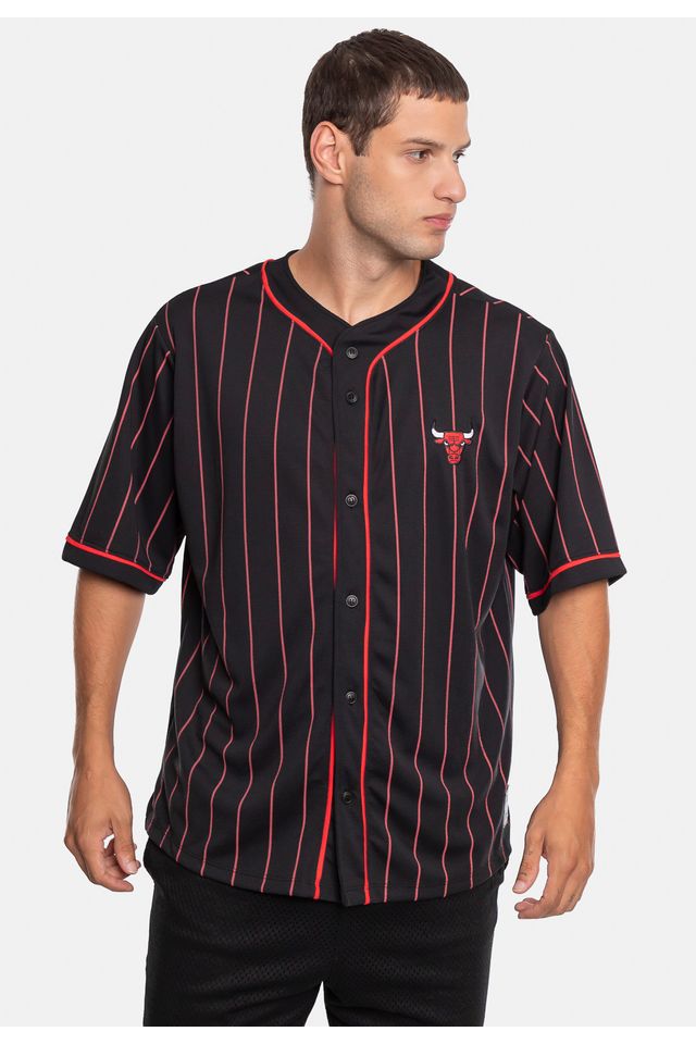 Camisa-NBA-Oversize-Chicago-Bulls-Preta