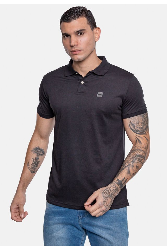Camisa-HD-Polo-Piquet-Preta