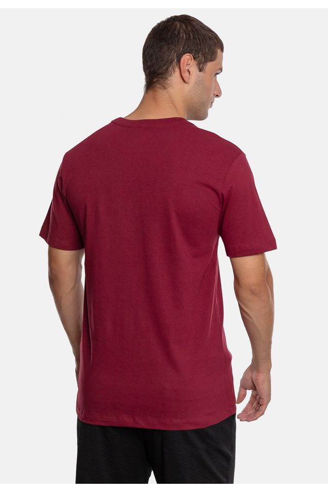 Camiseta-NBA-Estampada-Chicago-Bulls-Bordo