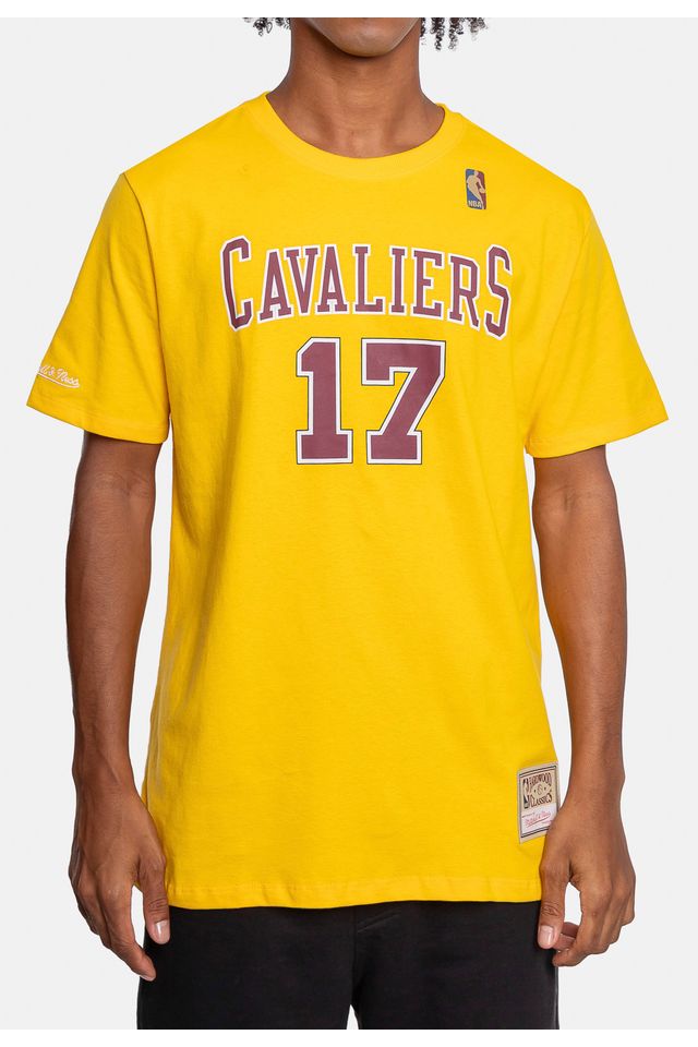 Camiseta-Mitchell---Ness-Name-And-Number-Anderson-Varejao-Amarela