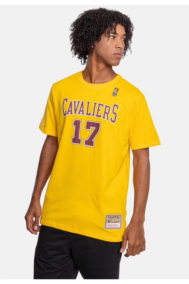 Camiseta-Mitchell---Ness-Name-And-Number-Anderson-Varejao-Amarela