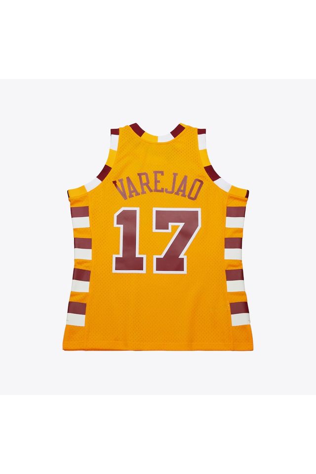 Regata-Mitchell---Ness-NBA-Hardwood-Classics-Swingman-Jersey-Cleveland-Cavaliers-2004-05-Anderson-Varejao-Amarela
