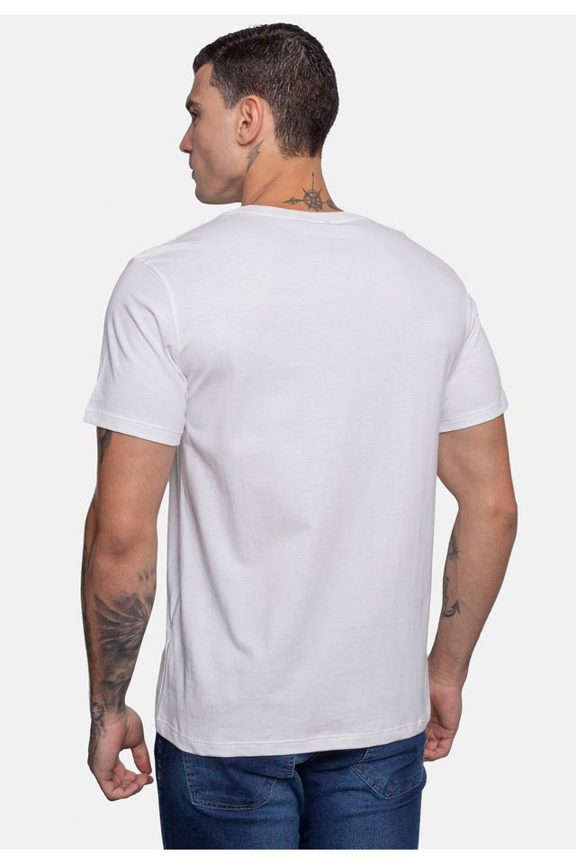 Camiseta-Ecko-Estampada-Branca