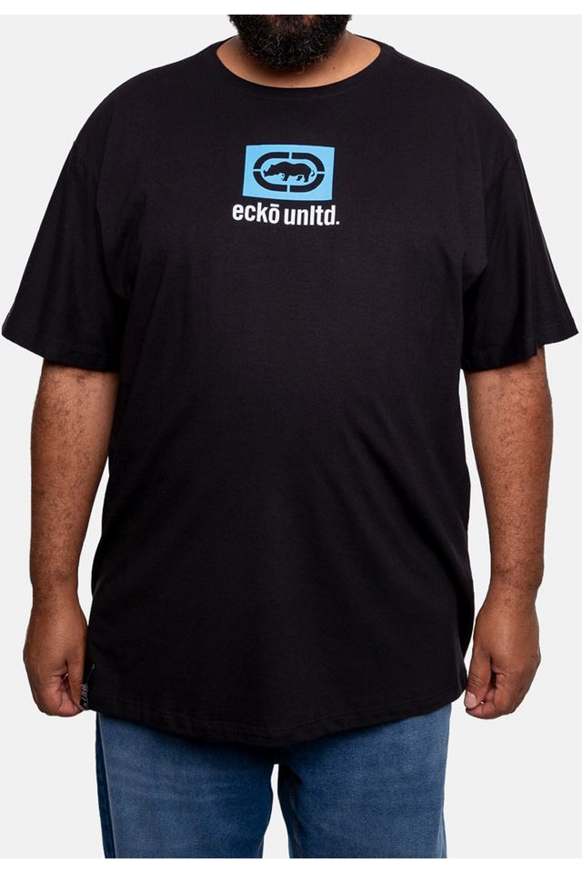 Camiseta-Ecko-Estampada-Plus-Size-Preta