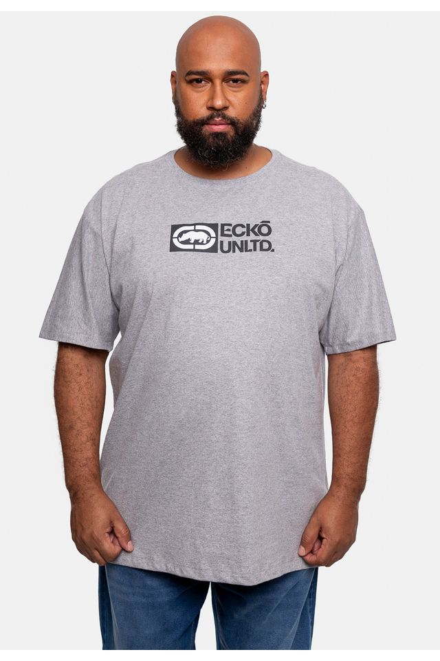 Camiseta-Ecko-Estampada-Plus-Size-Cinza