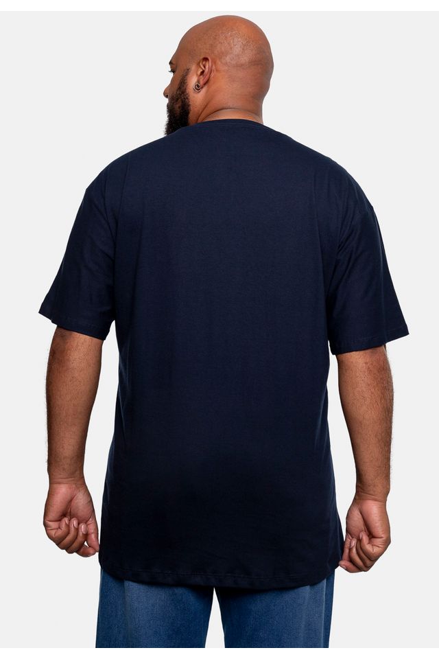 Camiseta-Ecko-Estampada-Plus-Size-Azul-Marinho