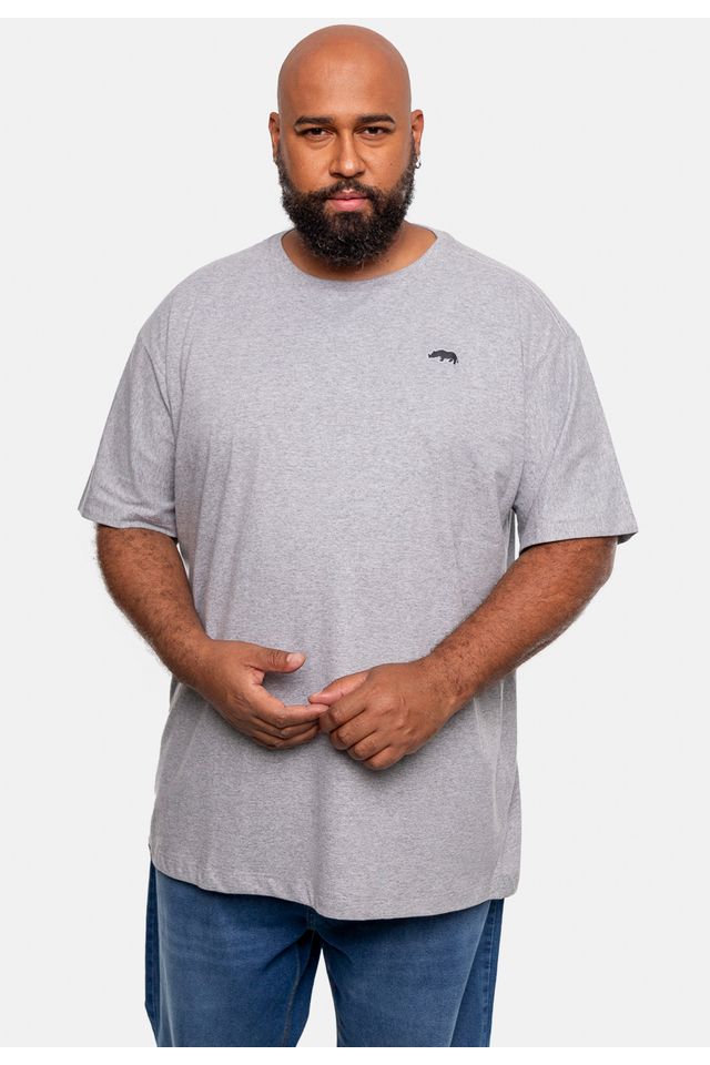 Camiseta-Ecko-Estampada-Plus-Size-Cinza-Mescla