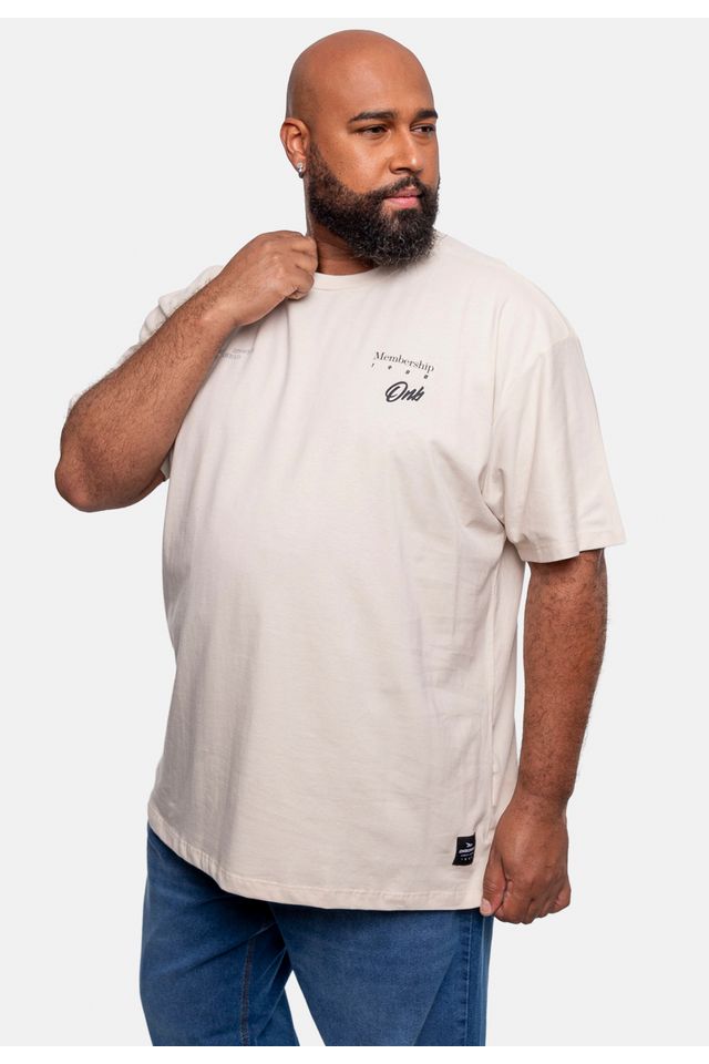 Camiseta-Onbongo-Estampada-Plus-Size-Bege