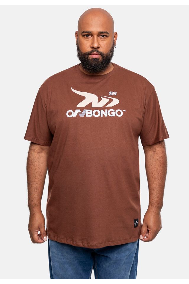 Camiseta-Onbongo-Estampada-Plus-Size-Marrom