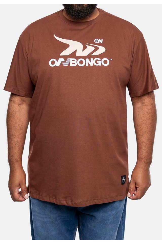 Camiseta-Onbongo-Estampada-Plus-Size-Marrom
