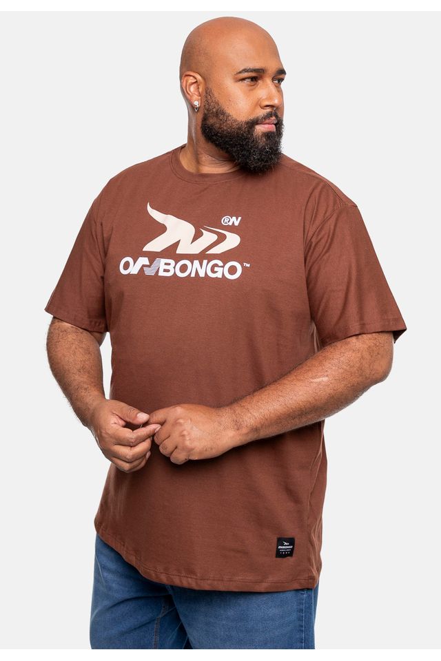 Camiseta-Onbongo-Estampada-Plus-Size-Marrom