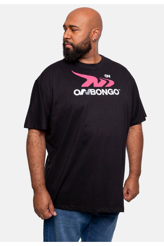 Camiseta-Onbongo-Estampada-Plus-Size-Preta