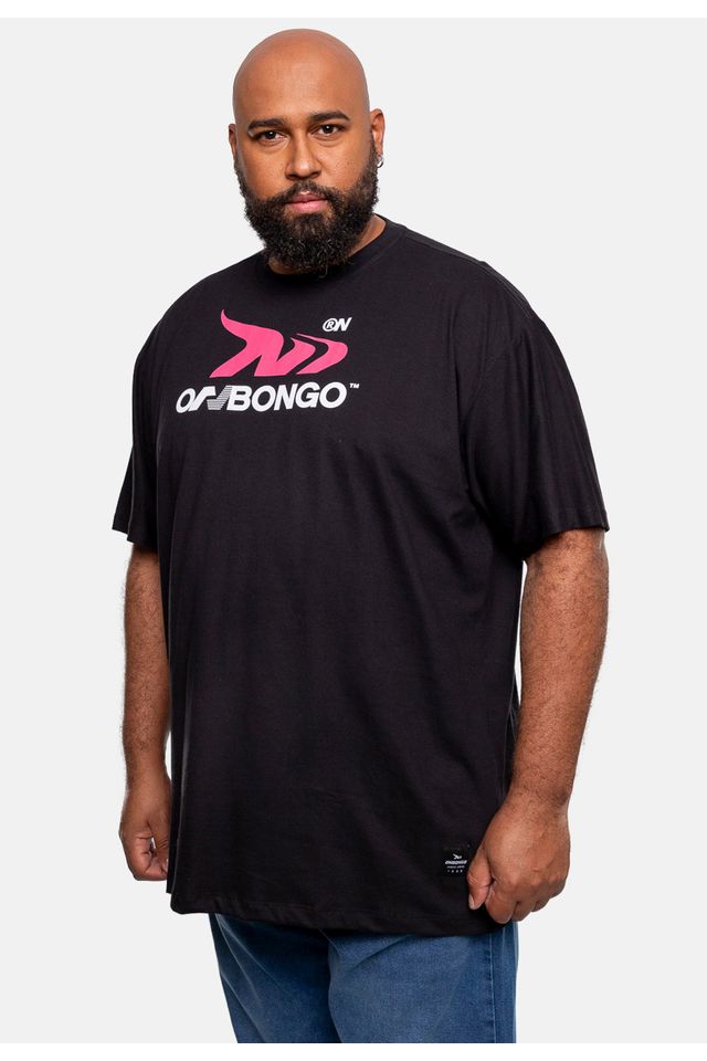Camiseta-Onbongo-Estampada-Plus-Size-Preta