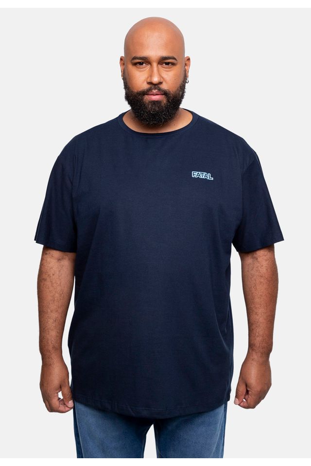 Camiseta-Fatal-Estampada-Plus-Size-Azul-Marinho