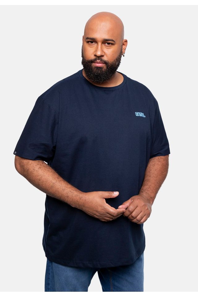 Camiseta-Fatal-Estampada-Plus-Size-Azul-Marinho