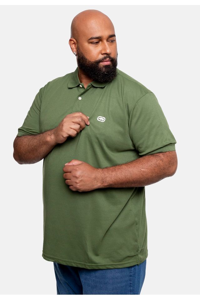 Camisa-Ecko-Polo-Piquet-Plus-Size-Verde