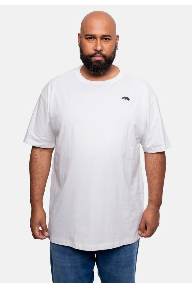 Camiseta-Ecko-Estampada-Plus-Size-Branca Camiseta-Ecko-Estampada-Plus-Size-Branca