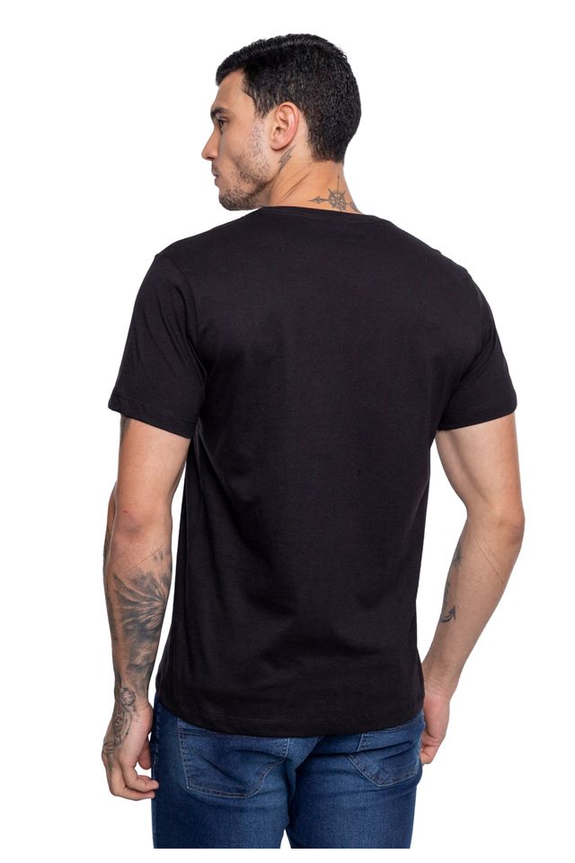Camiseta-Ecko-Estampada-Preta