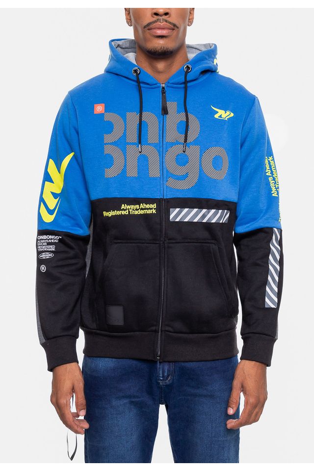 Moletom Onbongo Azul e Preto OnbongoBr - Main Image