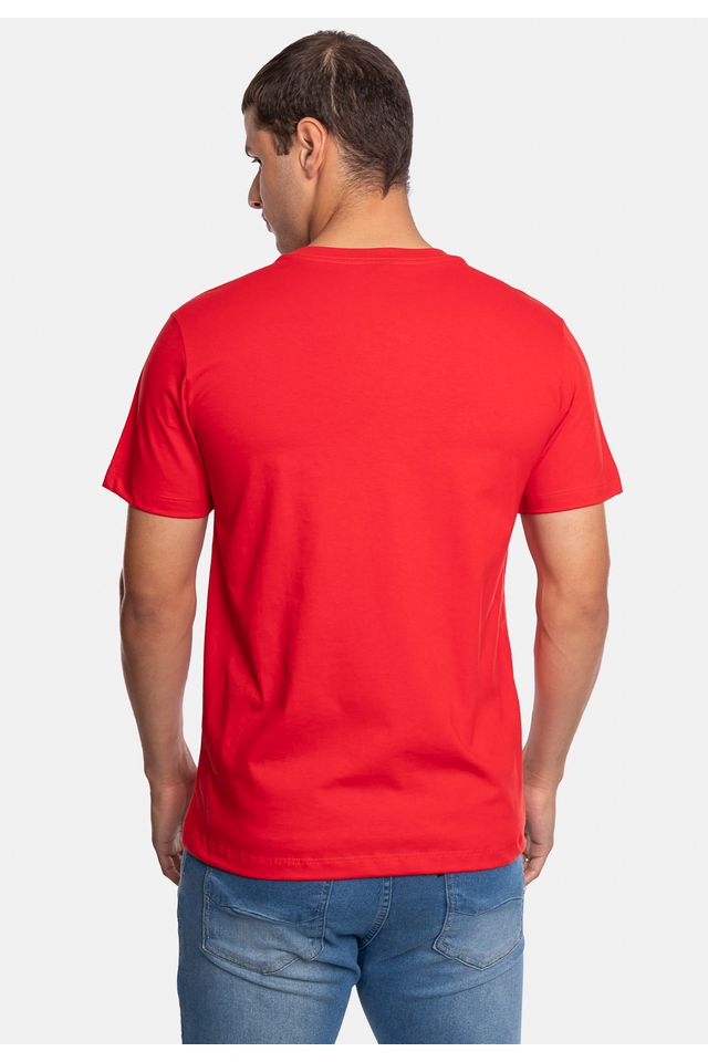Camiseta-Ecko-Estampada-Vermelha
