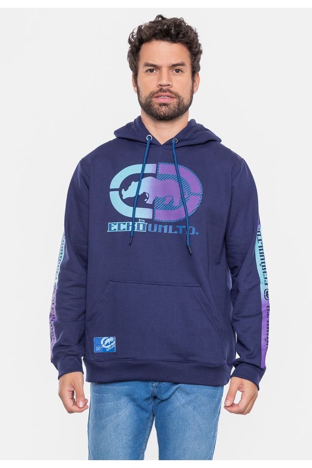 Moletom-Ecko-Canguru-Fechado-Azul-Marinho