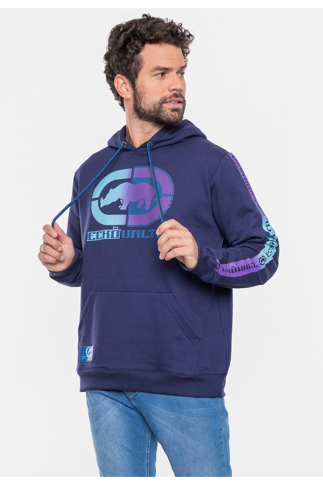 Moletom-Ecko-Canguru-Fechado-Azul-Marinho