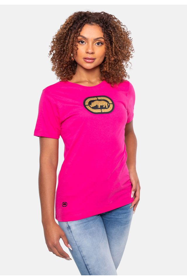 Camiseta-Ecko-Feminina-Estampada-Rosa