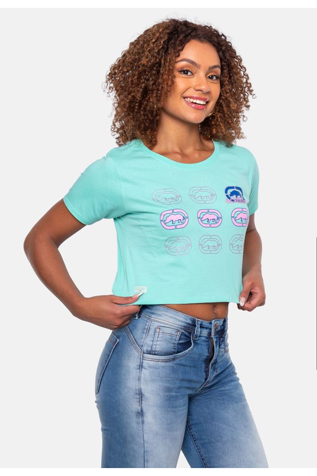 Camiseta-Ecko-Cropped-Verde