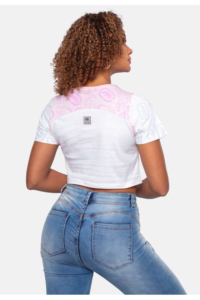 Camiseta-Ecko-Cropped-Branca