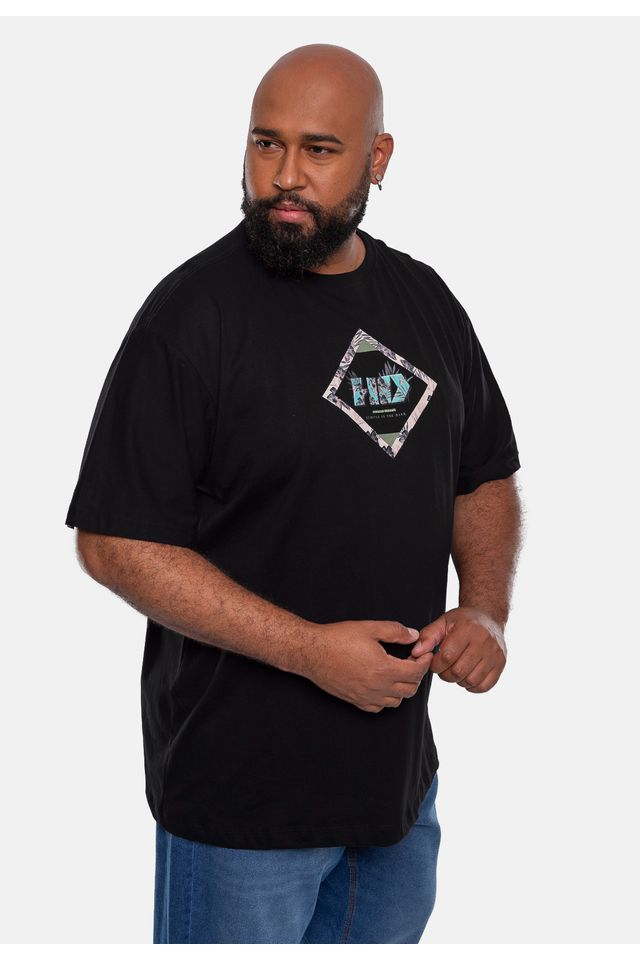 Camiseta-HD-Estampada-Plus-Size-Preta