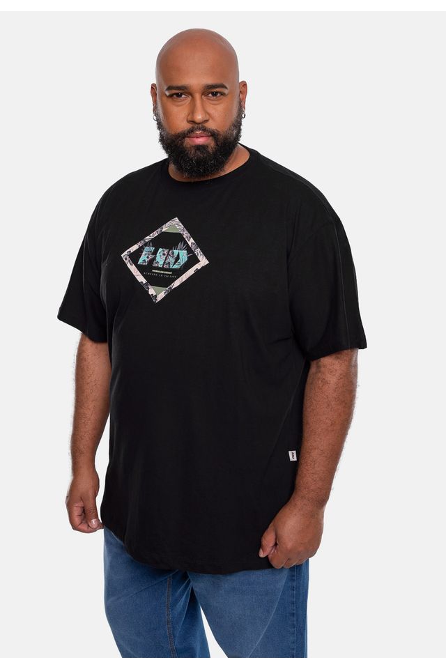 Camiseta-HD-Estampada-Plus-Size-Preta