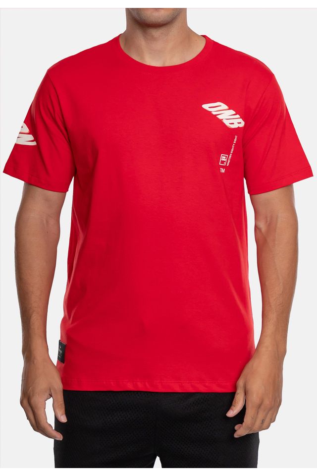 Camiseta-Onbongo-Estampada-Vermelha