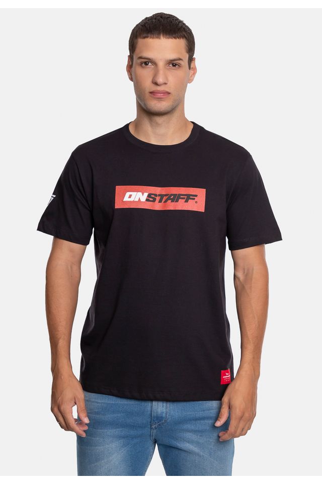Camiseta-Onbongo-Estampada-Preta