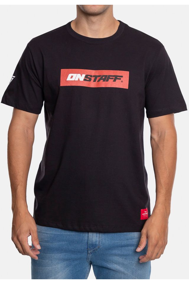 Camiseta-Onbongo-Estampada-Preta