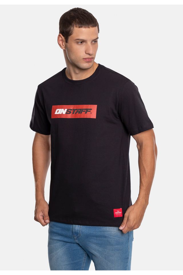 Camiseta-Onbongo-Estampada-Preta
