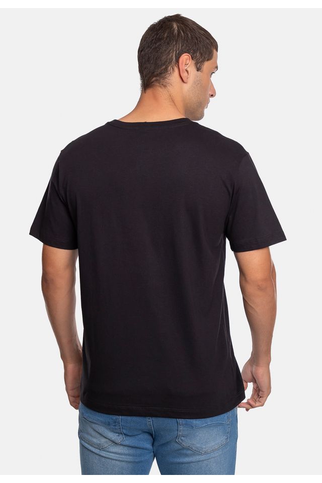 Camiseta-Onbongo-Estampada-Preta