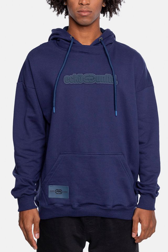 Moletom-Ecko-Canguru-Fechado-Azul