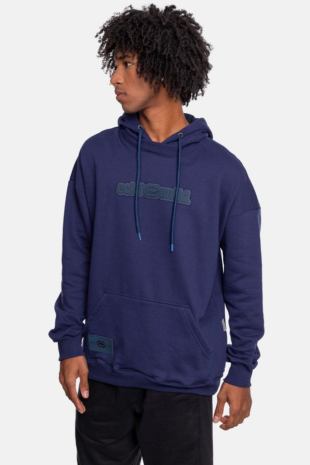 Moletom-Ecko-Canguru-Fechado-Azul