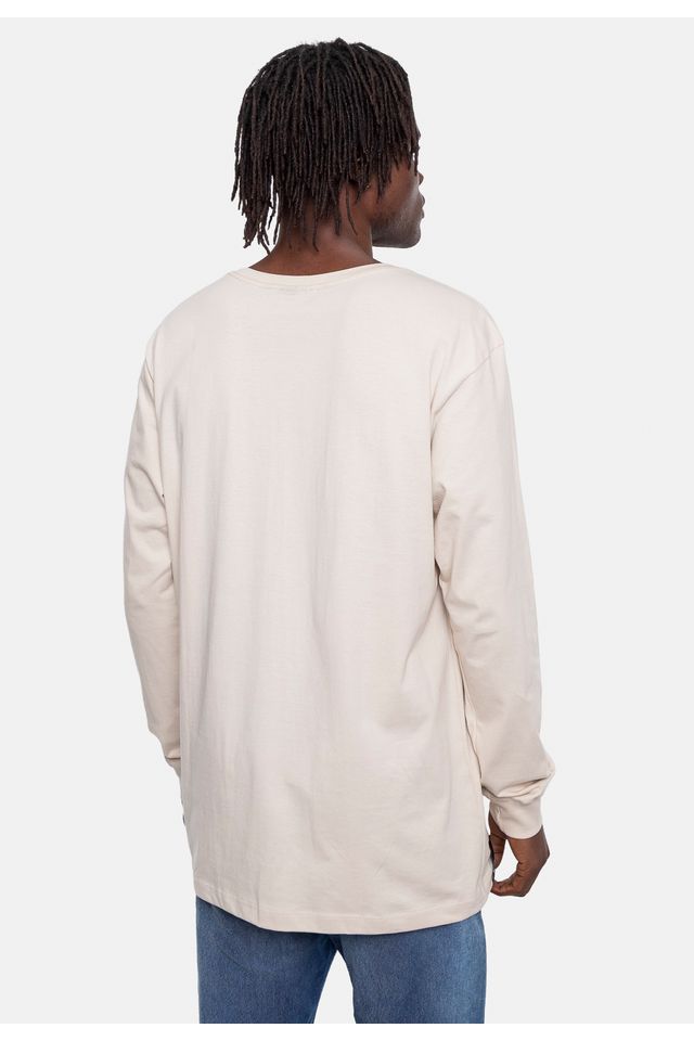 Camiseta-Ecko-Manga-Longa-Areia