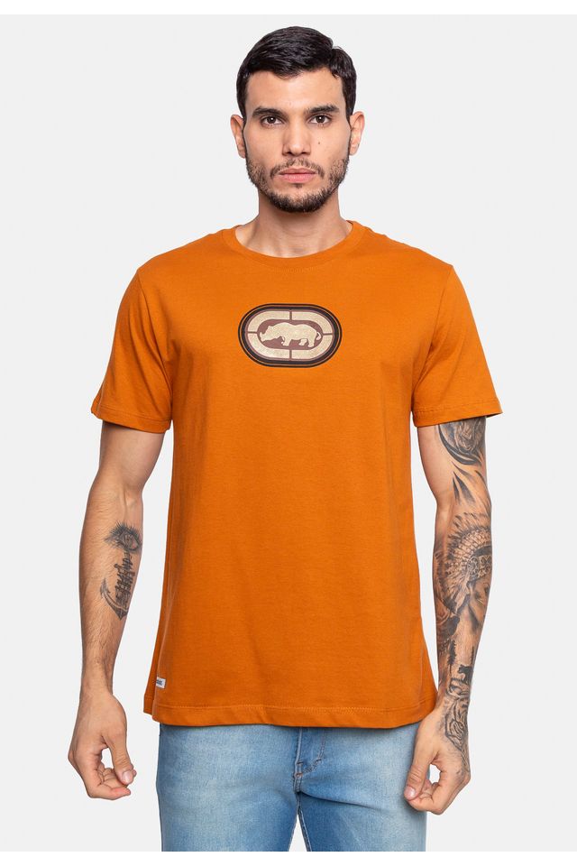 Camiseta-Ecko-Estampada-Caramelo