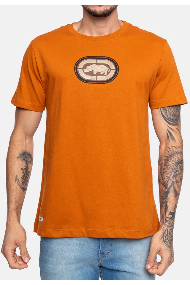 Camiseta-Ecko-Estampada-Caramelo