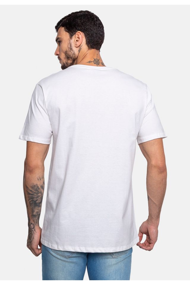 Camiseta-Ecko-Estampada-Branca